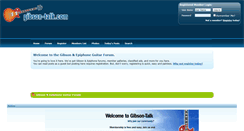 Desktop Screenshot of gibson-talk.com